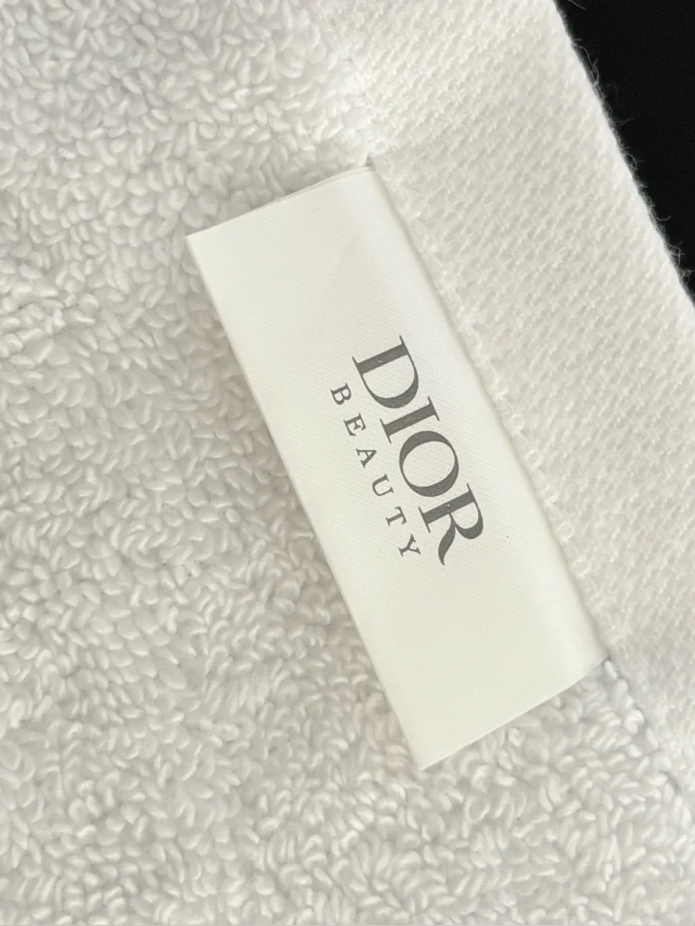 DIOR White Face Towel
